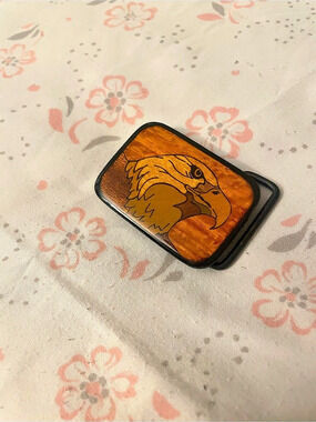 Harley-Davidson Eagle Belt Buckle in Brown & Black